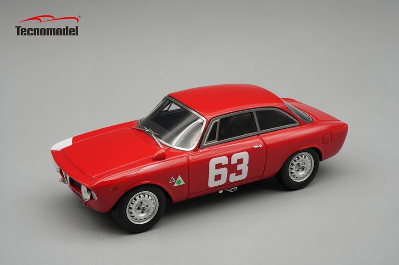 1:43 Tecnomodel - Alfa Romeo Giulia 1600 Sprint GTA 1971 Targa Florio  Drivers: Rizzo/Alongi  Car #97