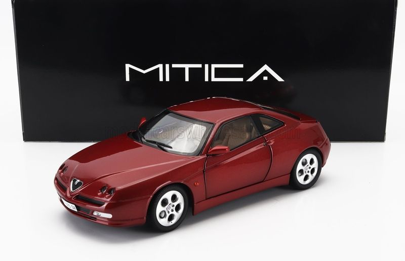 1:18 Mitica Diecast - Alfa Romeo GTV 3.0 V6 24V 1998 Rosso Proteo Metallic 195