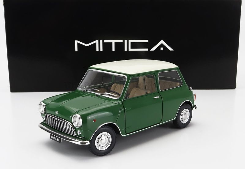 1:18 Mitica Diecast - 1966 Mini Copper Mk1 Green Black 1:18 Mitica Diecast - 1966 Mini Copper Mk1 Green Black