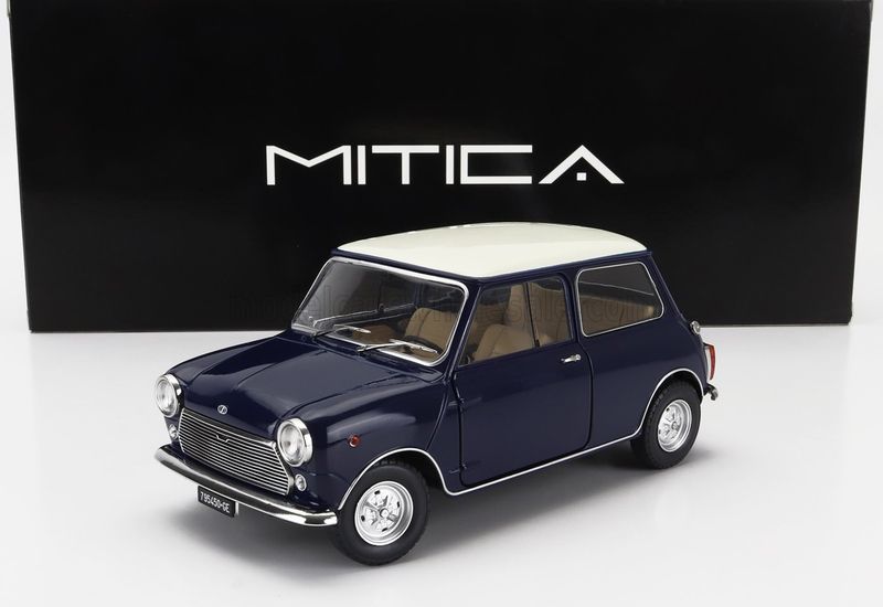 1:18 Mitica Diecast - 1966 Mini Copper Mk1 Blue White