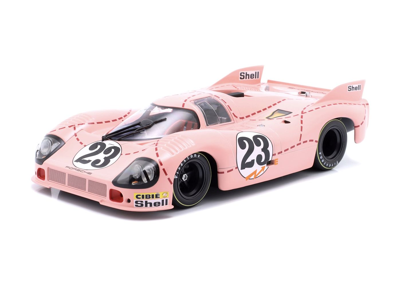 1:18 Werk83 - Porsche 917/20 PINK PIG #23 KAUHSEN/JOEST 1st PRACTICE 24H LE MANS 1971
