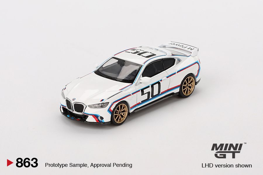 1:64 Mini GT - 2023 BMW M4 (G82) 3.0 CSL White