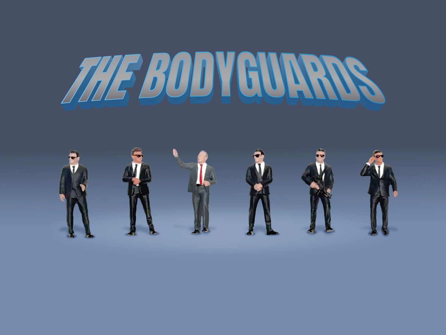 1:64 Mini GT - Figure set – The Bodyguards