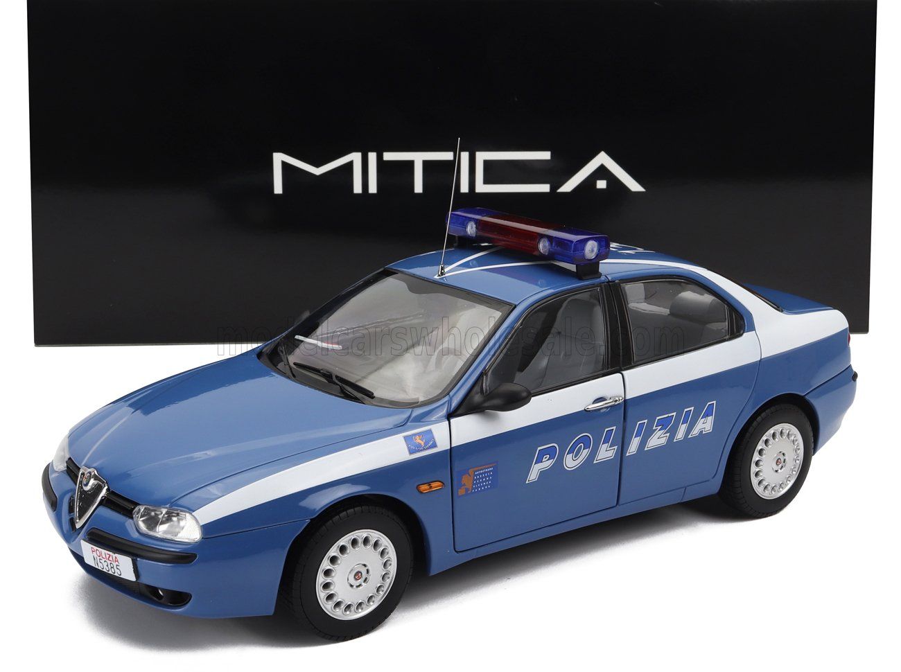 1:18 Mitica Diecast - Alfa Romeo 156 2.0 Twin Spark Polizia Stradale 1997
