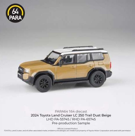 1:64 Para64 - 2024 Toyota Land Cruiser 250 Trail Dust LHD