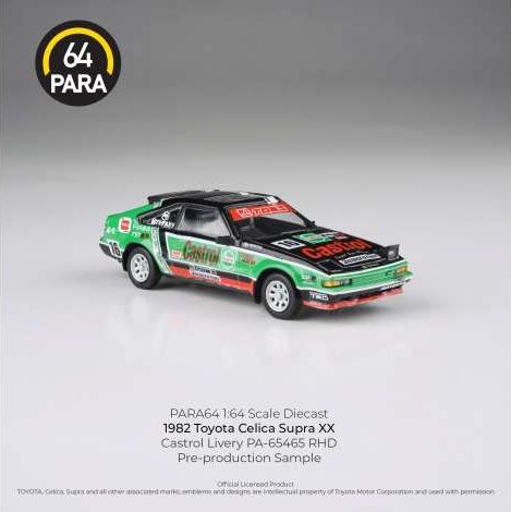 1:64 Para64 - 1984 Toyota A60 Celica XX / Celica Supra, Castrol RHD 1:64 Para64 - 1984 Toyota A60 Celica XX / Celica Supra, Castrol RHD