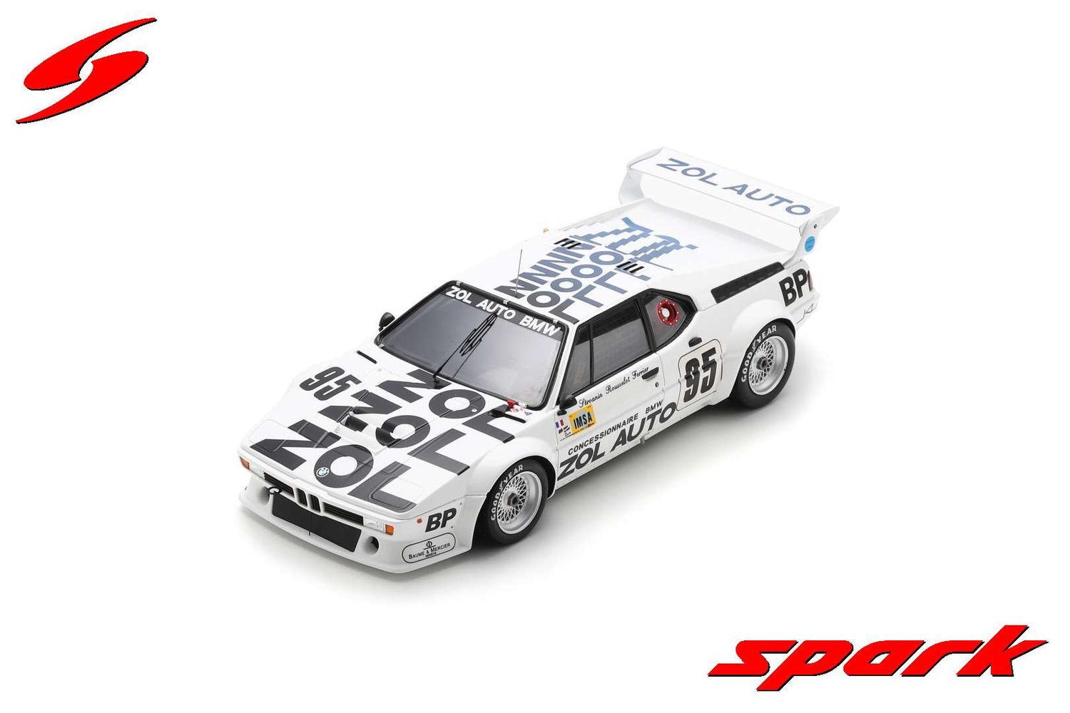 1:18 Spark - BMW M1 No.95 Le Mans 24H 1980 F. Servanin - L. Ferrier - P-F. Rousselot