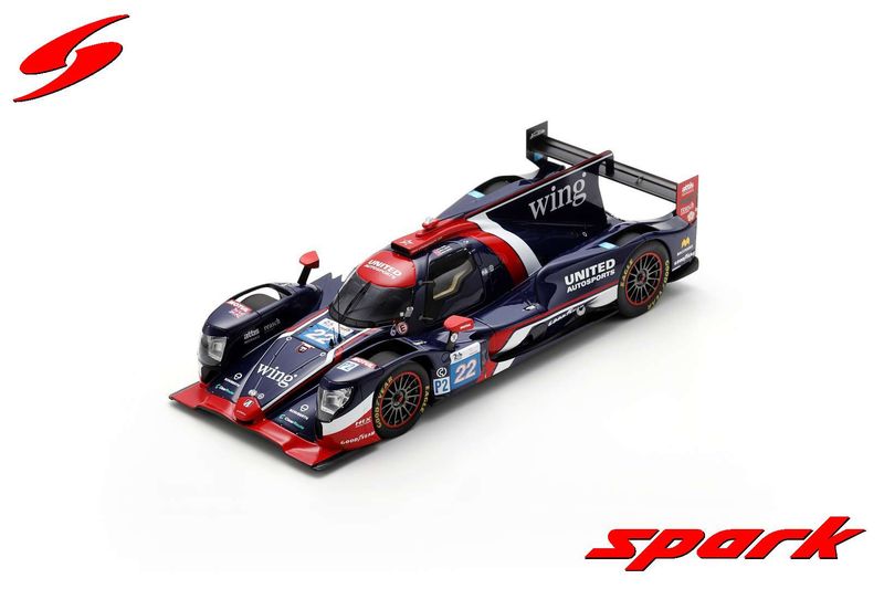 1:18 Spark - Oreca 07 - Gibson No.22 UNITED AUTOSPORTS Winner LMP2 class Le Mans 24H 2024 O. Jarvis - B. Garg - N. Siegel 1:18 Spark - Oreca 07 - Gibson No.22 UNITED AUTOSPORTS Winner LMP2 class Le Mans 24H 2024 O. Jarvis - B. Garg - N. Siegel