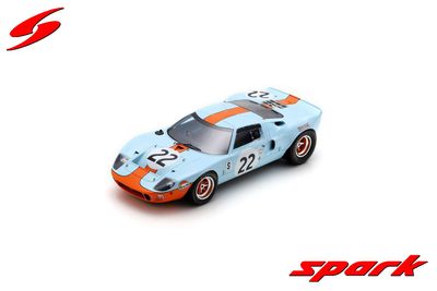 1:18 Spark - Ford GT40 No.22 Winner 12H Sebring 1969 J. Ickx – J. Oliver