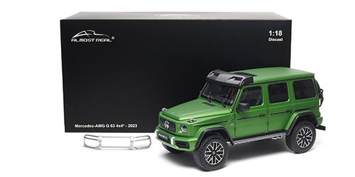 1:18 Almost Real - 2023 Mercedes Brabus G-Class G63 4x4 Green Hell Magno 1:18 Almost Real - 2023 Mercedes Brabus G-Class G63 4x4 Green Hell Magno