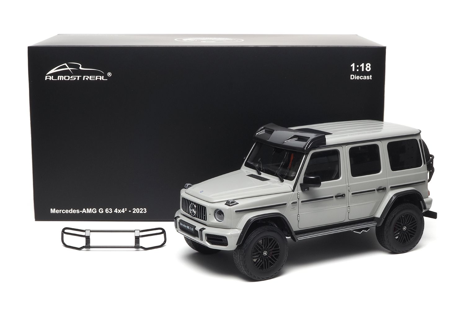 1:18 Almost Real - 2023 Mercedes Brabus G-Class G63 4x4 Arabian Grey