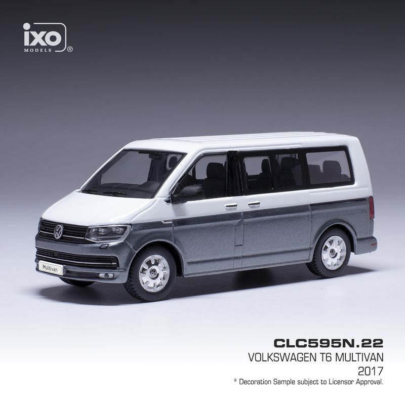 1:43 Ixo - 2017 VW T6 Multivan weiss , grau 1:43 Ixo - 2017 VW T6 Multivan weiss , grau
