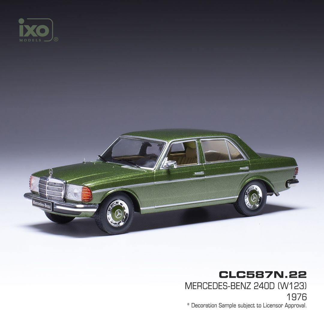 1:43 Ixo - 1976 Mercedes 240D (W123) grün (Metallic)