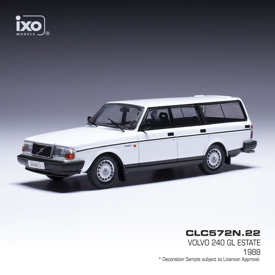 1:43 Ixo - Volvo 240 GL, weiss, 1988