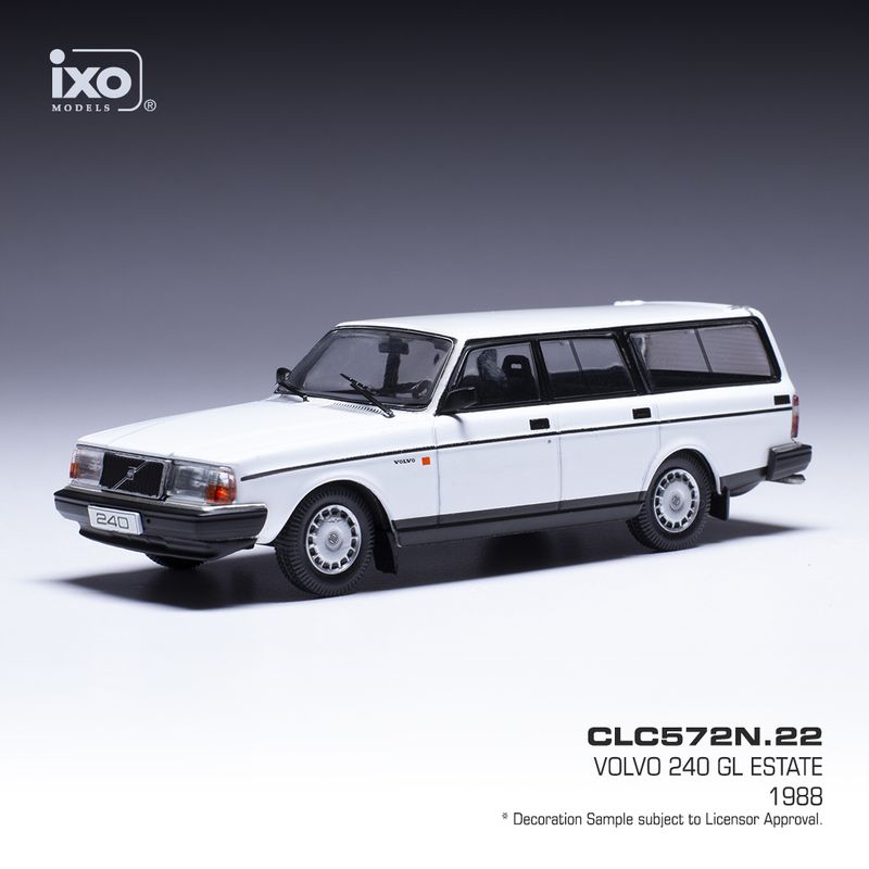 1:43 Ixo - Volvo 240 GL, weiss, 1988 1:43 Ixo - Volvo 240 GL, weiss, 1988