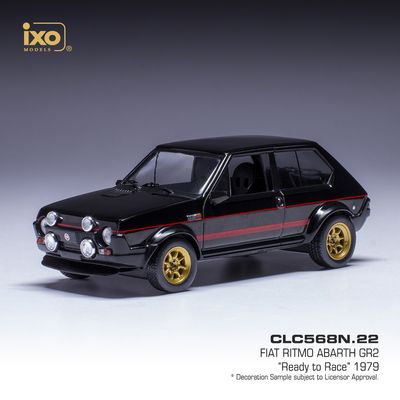 1:43 Ixo - Fiat Ritmo Abarth, schwarz, Gr.2 Ready to Race, 1979