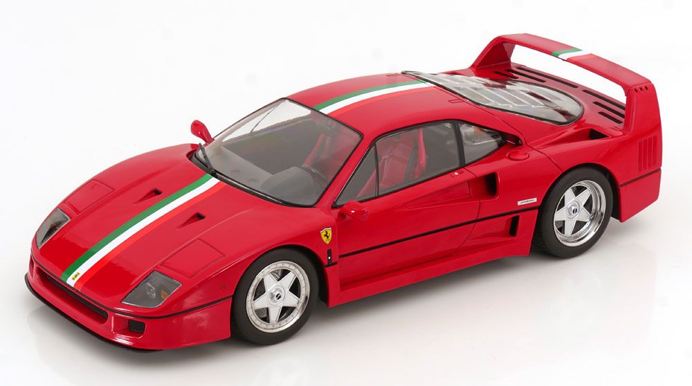 1:18 KK Scale - Ferrari F40 Italia Design rot/weiß/grün