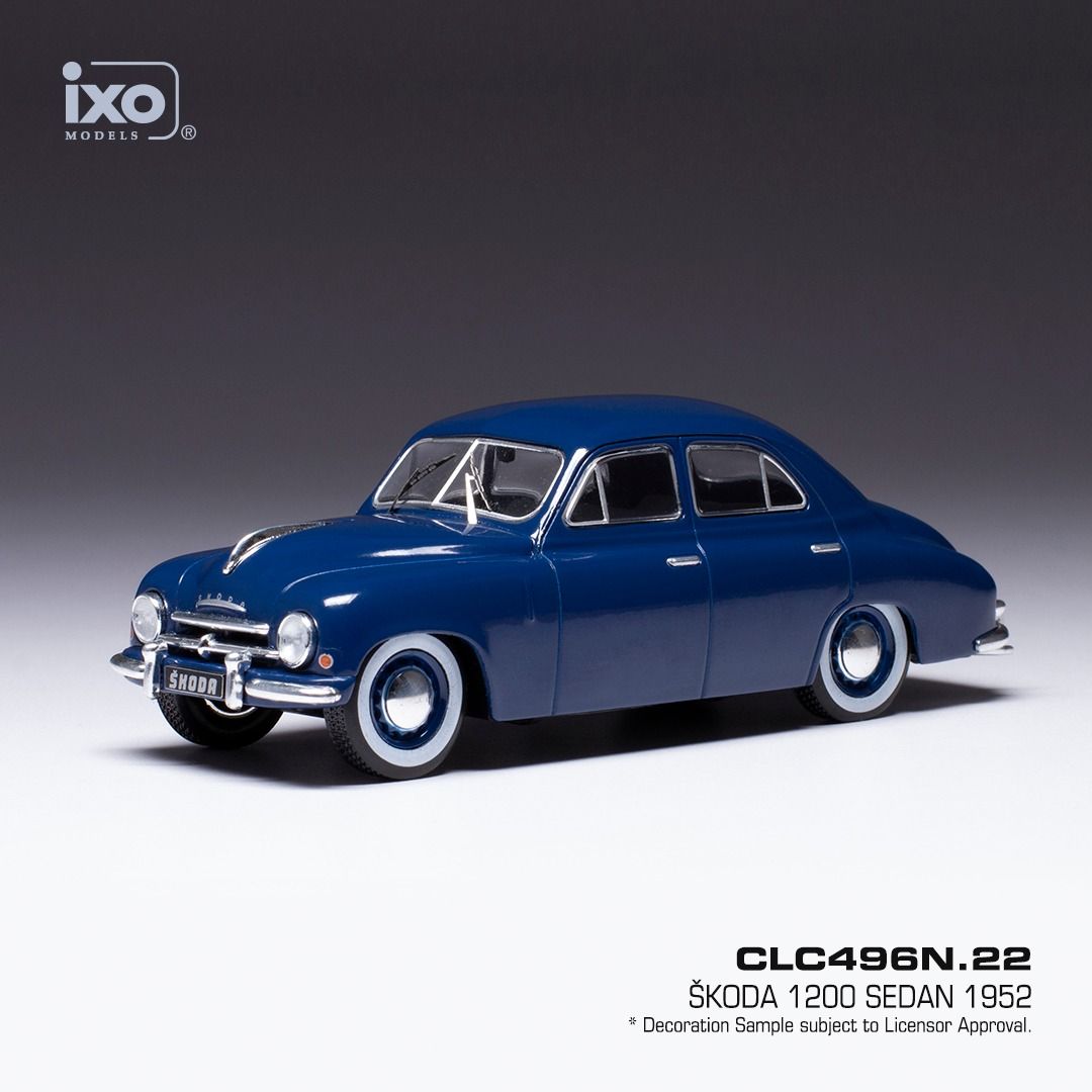 1:43 Ixo - Skoda 1200, blau, 1952