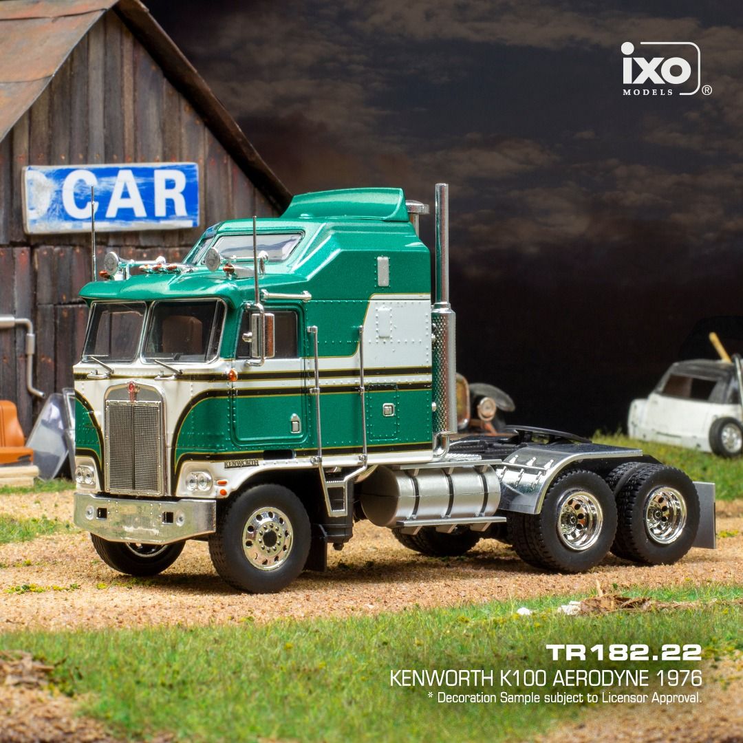 1:43 Ixo - Kenworth K100 Aerodyne, grün, 1976