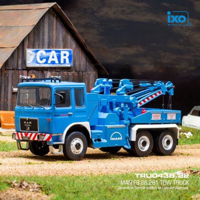 1:43 Ixo - MAN F 8 26.281 grau Abschleppwagen 1:43 Ixo - MAN F 8 26.281 grau Abschleppwagen