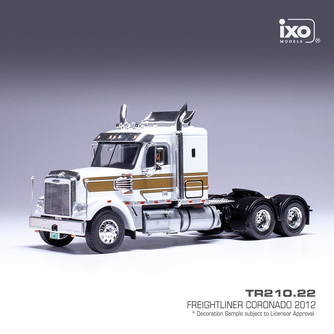 1:43 Ixo - 2012 Freightliner Coronado weiss , gold