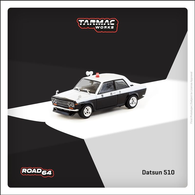 1:64 Tarmac - Datsun 510 *Police Car*