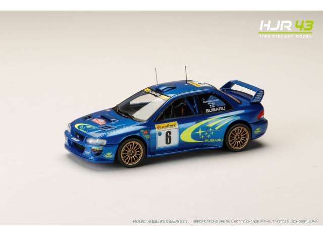1:43 Hobby Japan - 1999 Subaru Impreza Monte Carlo #6 1:43 Hobby Japan - 1999 Subaru Impreza Monte Carlo #6