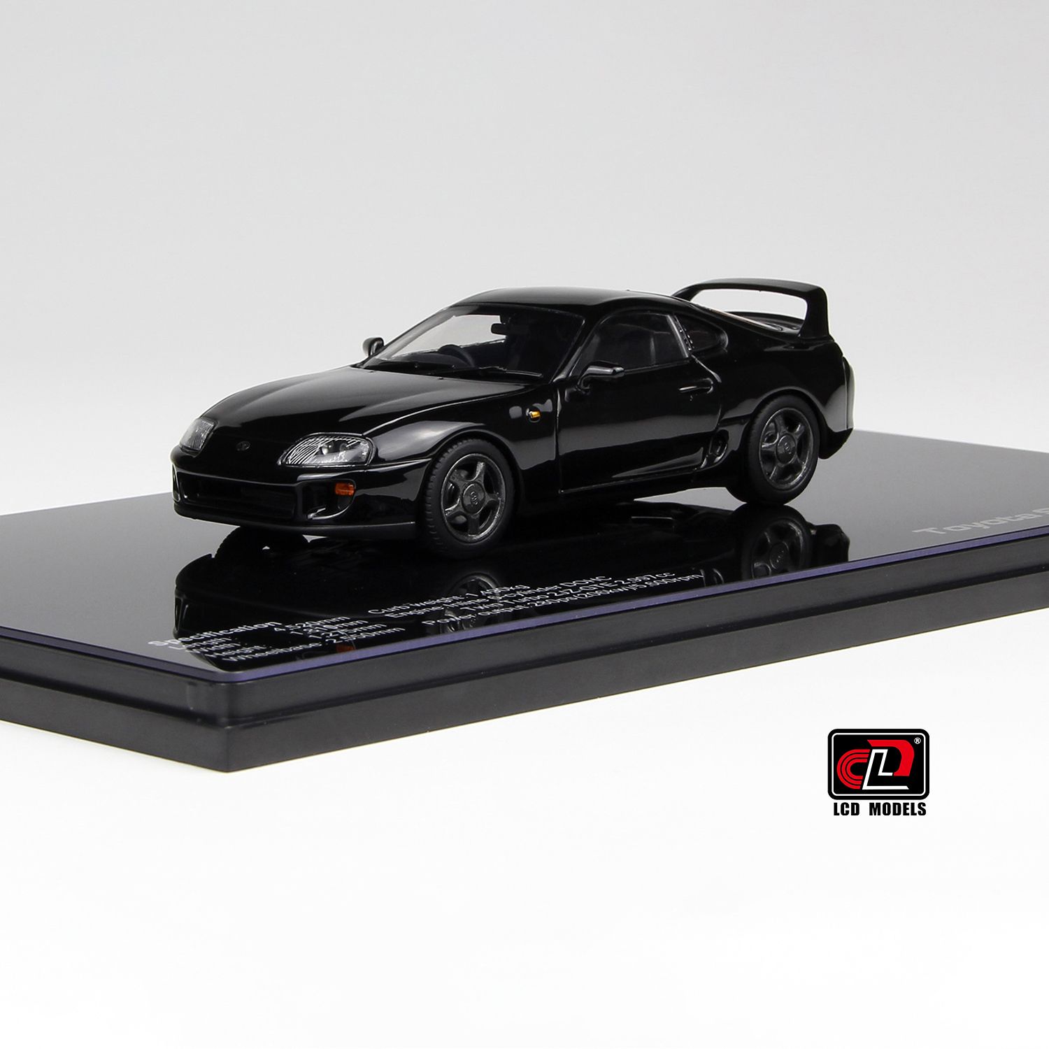 1:43 LCD Models - 1993 Toyota Supre MKIV (A80) Coupe Black