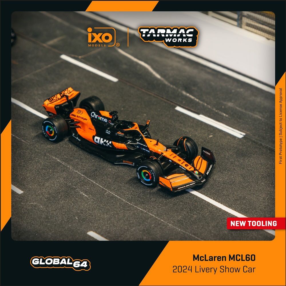 1:64 Tarmac - 2024 McLaren MCL60 Livery Show Car