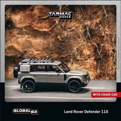 1:64 Tarmac - Land Rover Defender 110, grey metallic