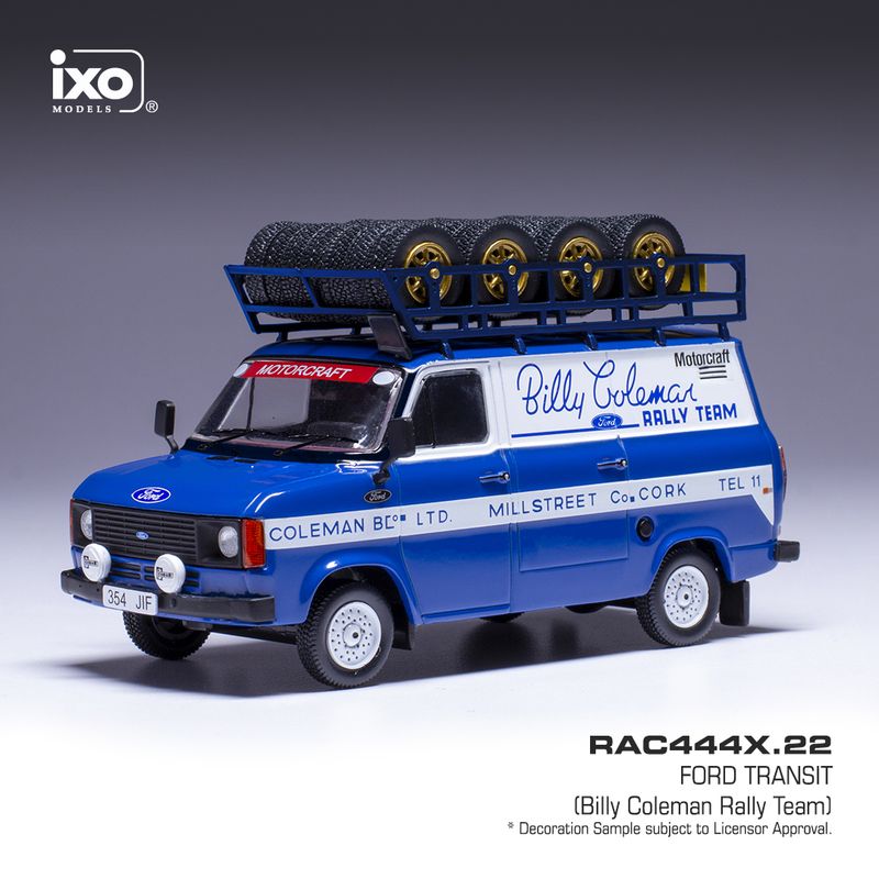 1:43 Ixo - Ford Transit MkI Rally Billy Coleman Rally Team