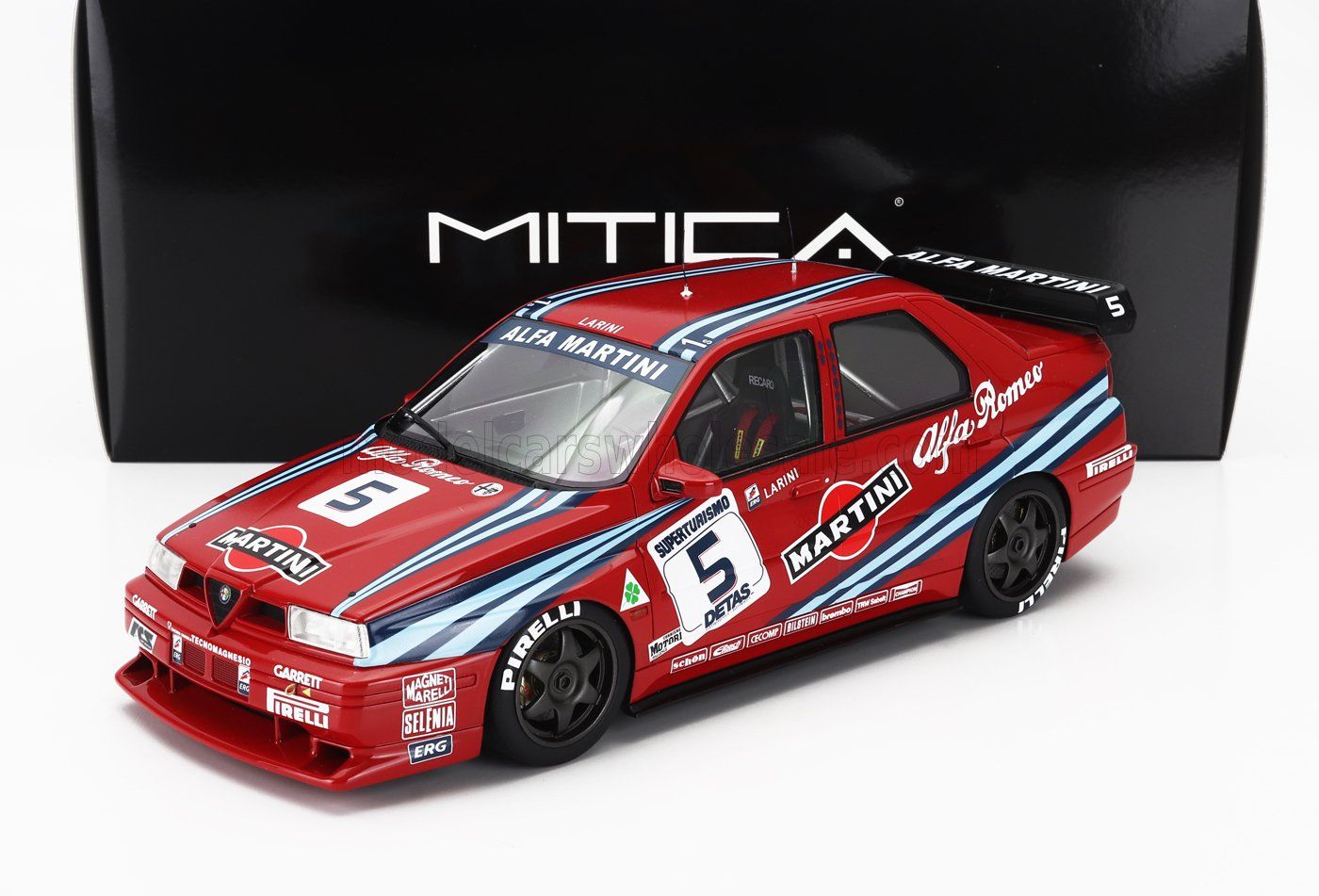 1:18 Mitica Resin - Alfa Romeo 155 GTA D2 Superturismo Martini #5 3rd Monza Race-2 1992 Nicola Larini
