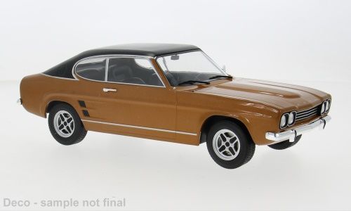 1:18 MCG - 1973 Ford Capri MK I GXL braun (Metallic) , schwarz (Matt)