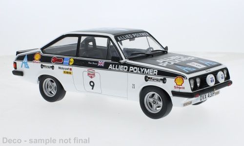 1:18 MCG - 1977 Ford Escort MK II RS 2000 Rally #9 FIA World Rally Championship Tour of Great Britain A.Vatanen P.Bryant
