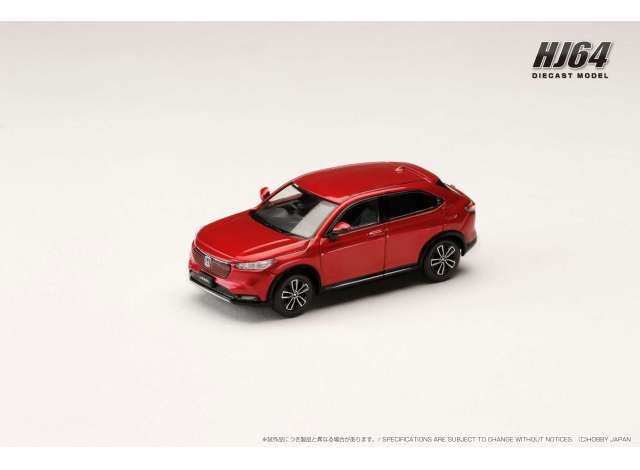 1:64 Hobby Japan - Honda VEZEL e:HEV Z/HR-V, Premium Crystal Red Metallic