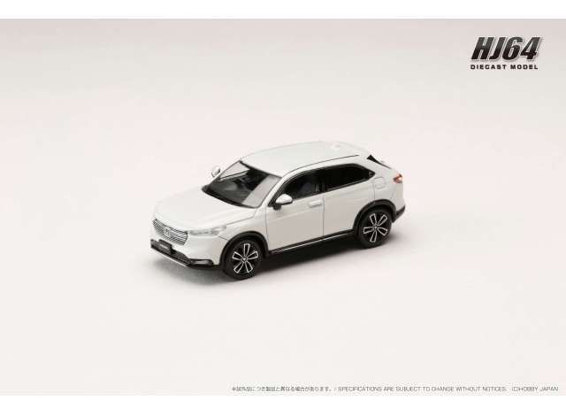 1:64 Hobby Japan - Honda VEZEL e:HEV Z/HR-V, Premium Sunlight White Pearl