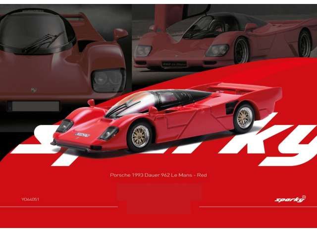 1:64 Tiny Toys - 1993 Porsche Dauer 962, red
