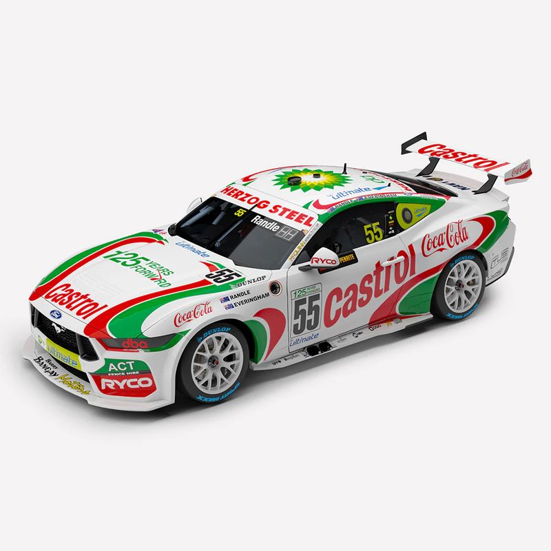 1:43 Authentic Collectables - Tickford Racing #55 Ford Mustang GT - 2024 Penrite Oil Sandown 500 Retro Livery - Drivers: Thomas Randle / Tyler Everingham