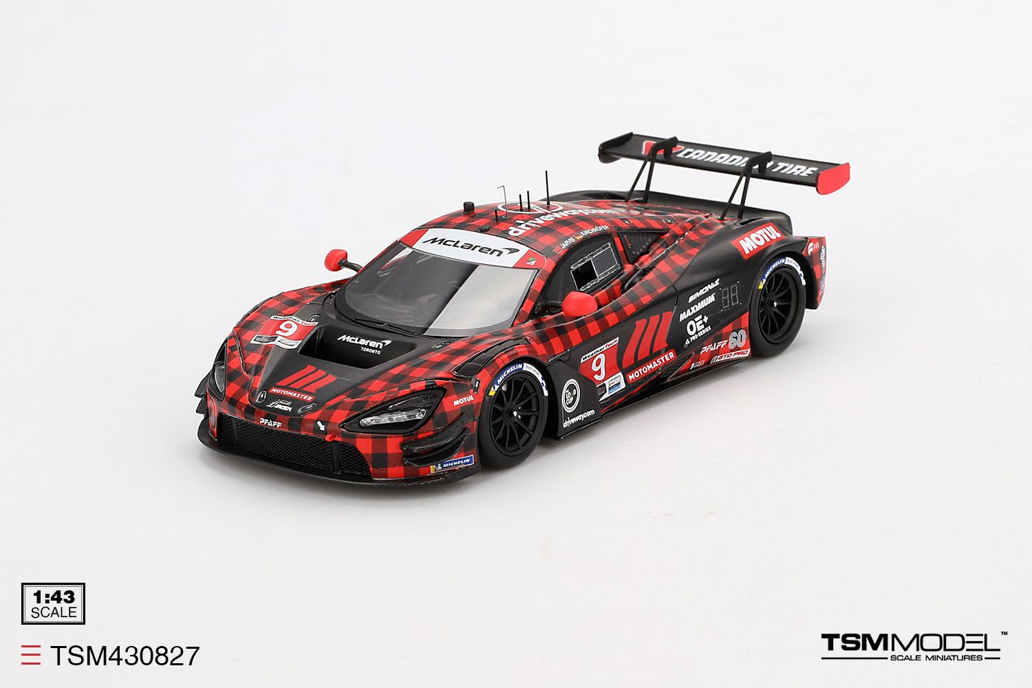 1:43 TSM - 2024 McLaren 720S GT3 EVO #9 Pfaff Motorsports Chevrolet Grand Prix