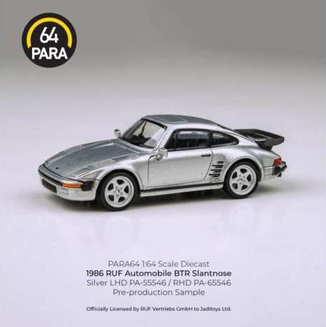 1:64 Para64 - 1986 RUF BTR, silver LHD 1:64 Para64 - 1986 RUF BTR, silver LHD