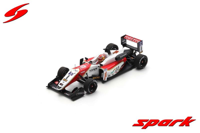 1:43 Spark - Dallara F312 No.8 8th Race 2 Macau F3 2017 Zhou Guanyu 1:43 Spark - Dallara F312 No.8 8th Race 2 Macau F3 2017 Zhou Guanyu