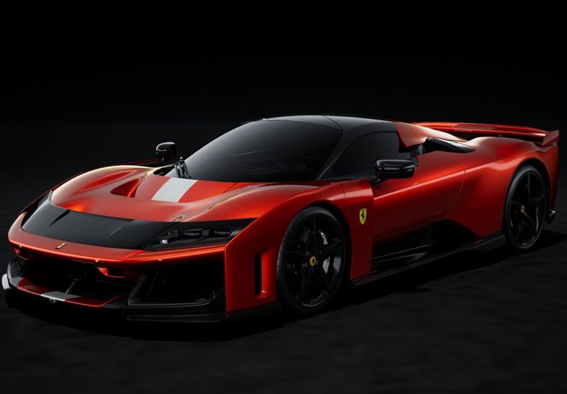 1:18 BBR - Ferrari F80 carbon optional Rame Mica - carbon wheels 1:18 BBR - Ferrari F80 carbon optional Rame Mica - carbon wheels