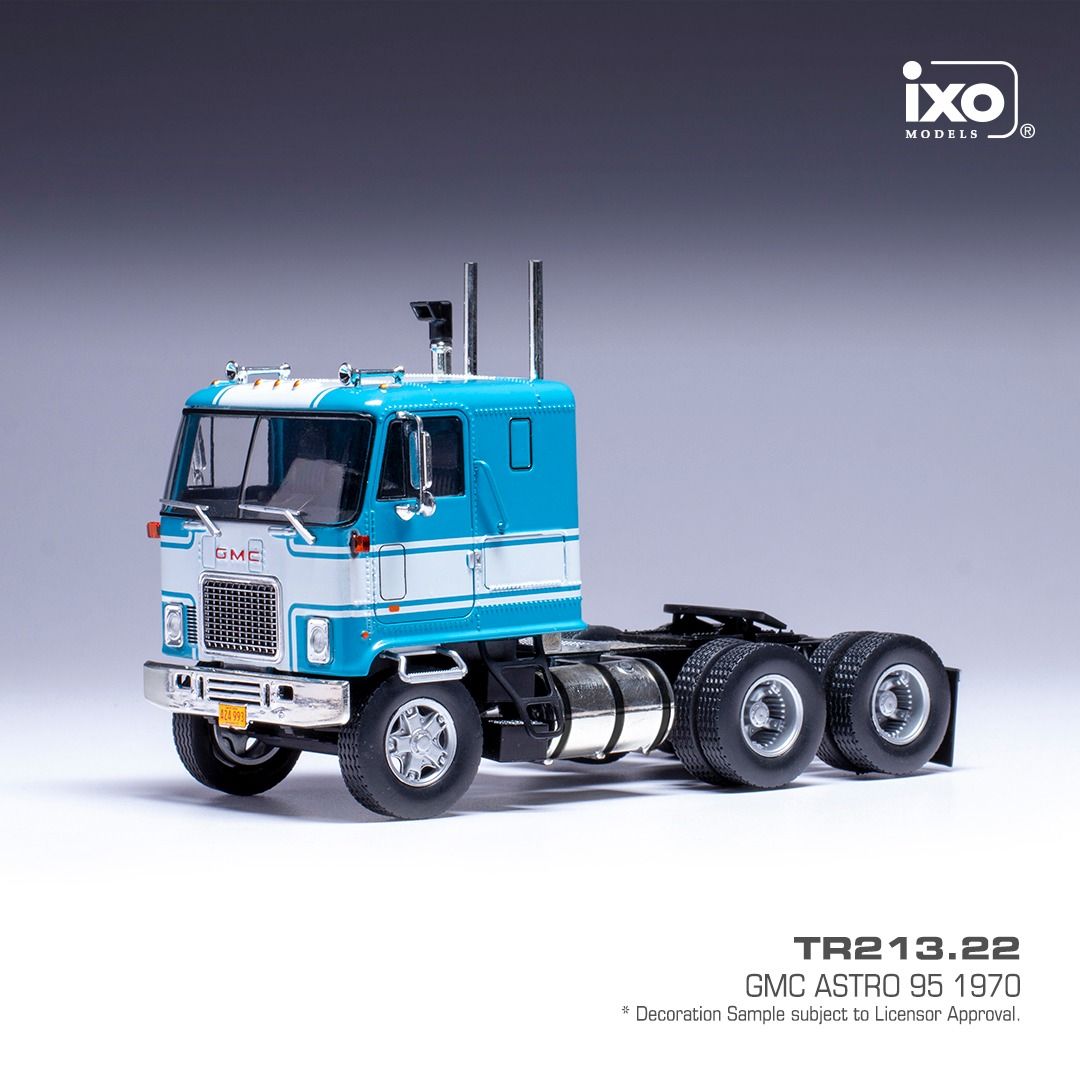 1:43 Ixo - 1970 GMC Astro 95 blau , weiss