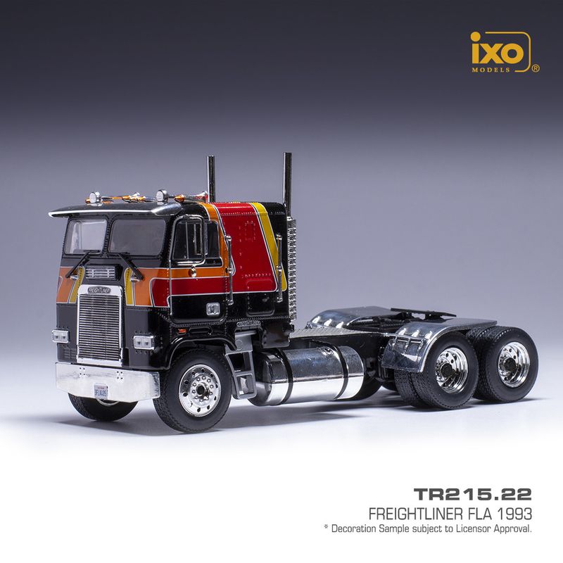 1:43 Ixo - 1993 Freightliner FLA schwarz , orange 1:43 Ixo - 1993 Freightliner FLA schwarz , orange