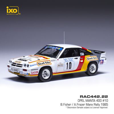 1:43 Ixo - 1984 Opel Manta 400 Rally #10 Rallye Manx B.Fisher A.Frazer