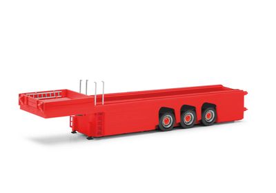 1:87 Herpa - Betonteileauflieger 3achs, rot 1:87 Herpa - Betonteileauflieger 3achs, rot