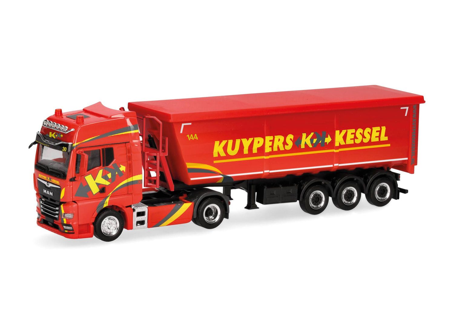 1:87 Herpa - MAN TGX GX Stahlmulden-Sattelzug "Kuypers"