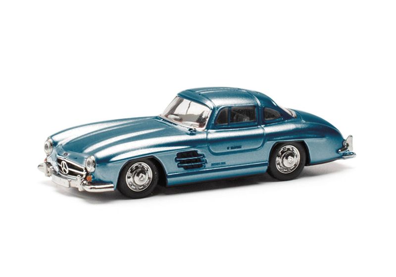 1:87 Herpa - Mercedes-Benz 300 SL Flügeltürer, hellblau metallic