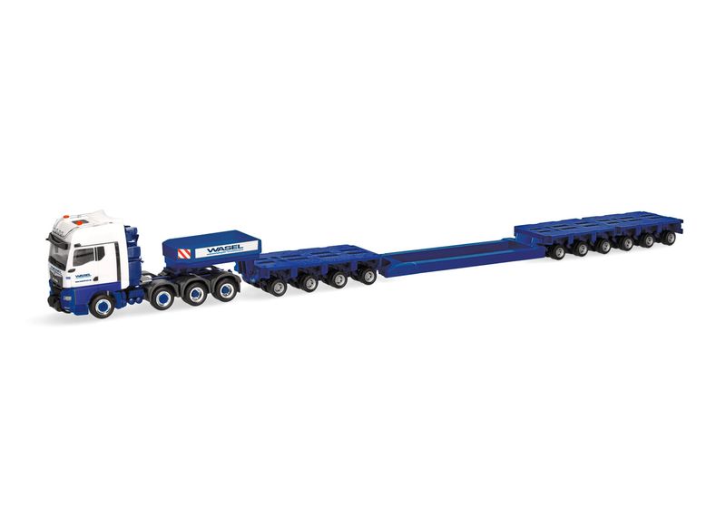 1:87 Herpa - MAN TGX GX Tieflade-Sattelzug 1:87 Herpa - MAN TGX GX Tieflade-Sattelzug "Wasel"