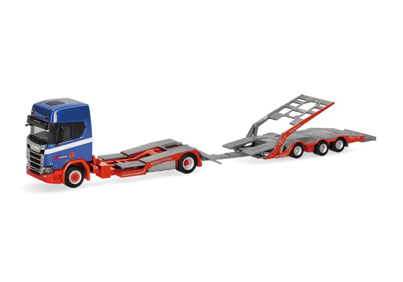 1:87 Herpa - Scania CR 20 HD LKW-Transport-Hängerzug "Riwatrans"